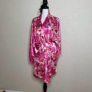 In Bloom by Jonquil Pink Floral Robe